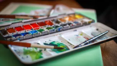 aquarelle, pinceaux peinture